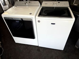 Maytag HE large capacity washer and gas dryer