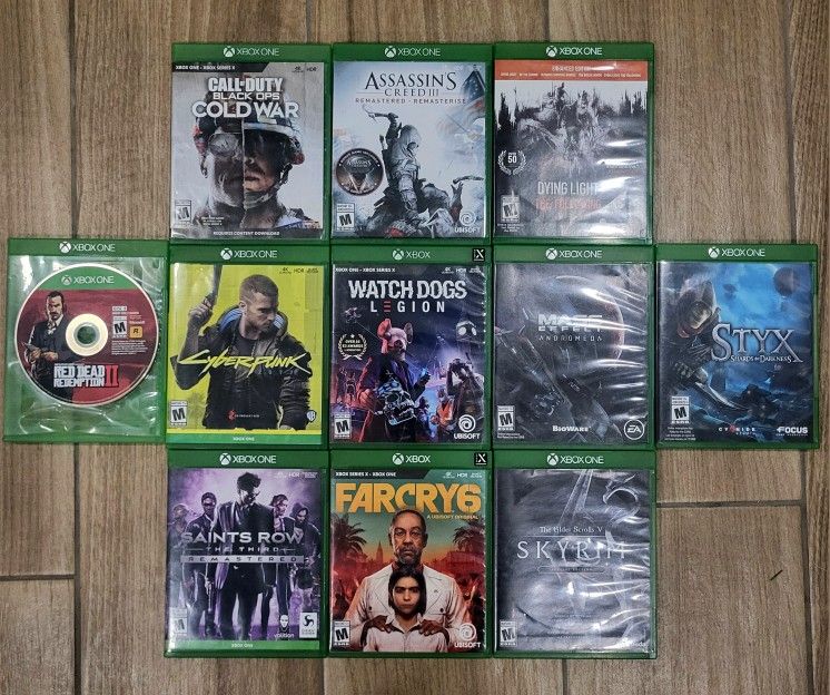 Lot/Bundle of (11) Total Video Games - XBOX ONE & SERIES S|X