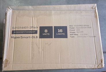 HyperSmart-DL6 6" Smart Downlight 8-Pack