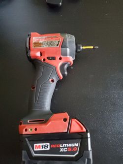 Milwaukee m18 impact fual