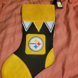 Xmas Stocking NFL Steelers