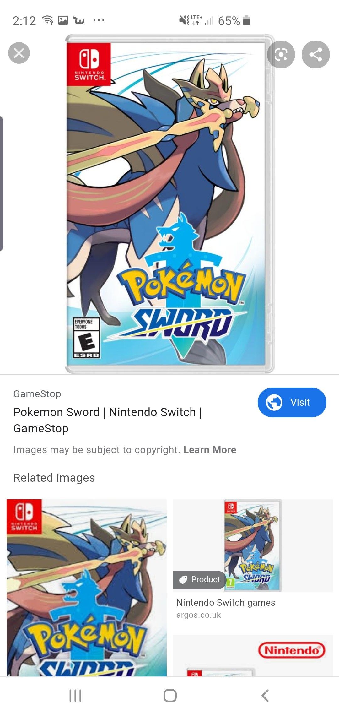 Pokemon sword