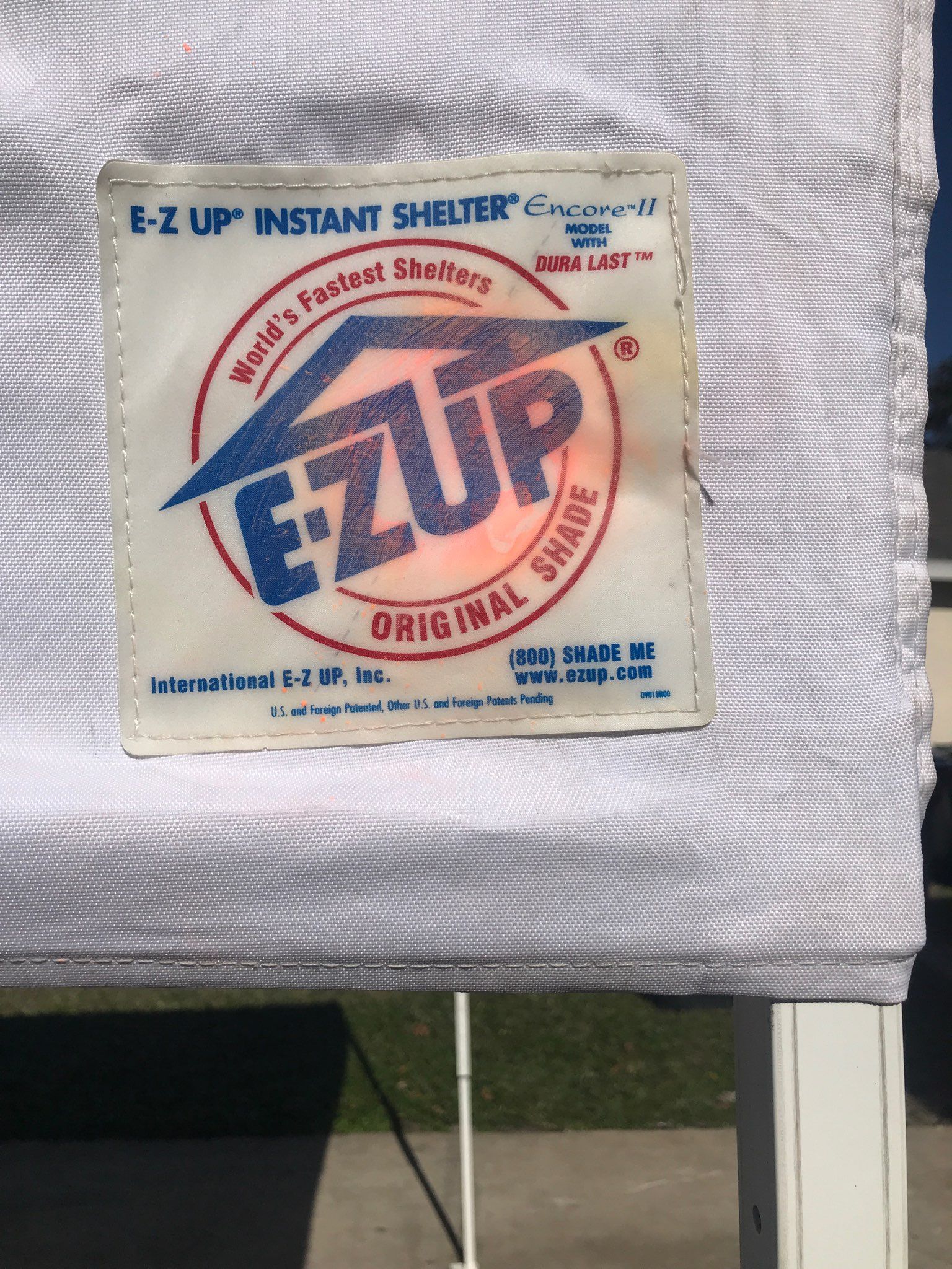 E-Z UP INSTANT SHELTER ENCORE -II