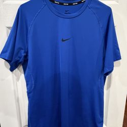 Blue Nike Pro Shirt