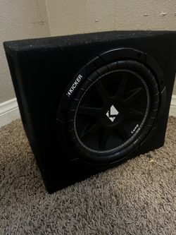 Kicker Subwoofer And Box
