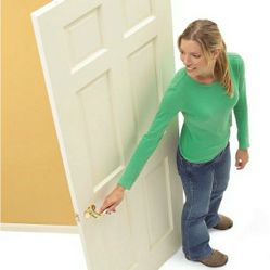 Various sizes of sturdy doors