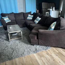 Large Brown Sofa
