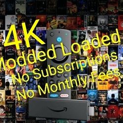 Fire 4k Streaming Device HD TV Loaded Stick Tested Ready To Go 