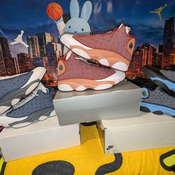 Jordan 13s Retros **ALL NEW**
Flint 2020-Size# 8M With OG Box $185 (White/Blue)
Dune Red Size#12M No Box $165
Black Univ Blue Size# 7Y No Box $155