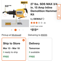 Dewal Demolition Hammer