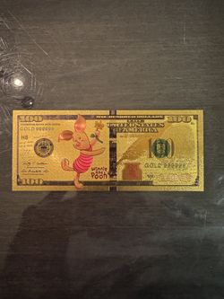 Gold Foil Winnie The Pooh Collectible