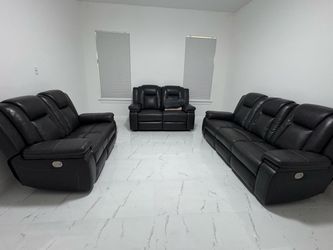 leather reclining armchairs