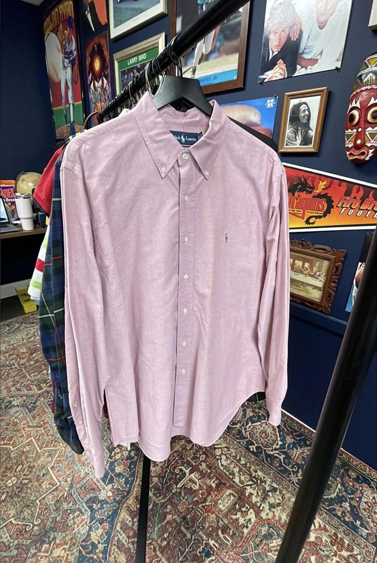 (XL)25x31 Pink Ralph Lauren Button Up Shirt
