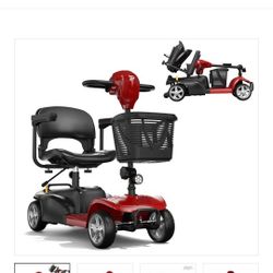 Scooter Chair (Red) With Basket - Price Just Now Reduced
