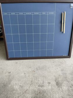 Calendar Chalk board