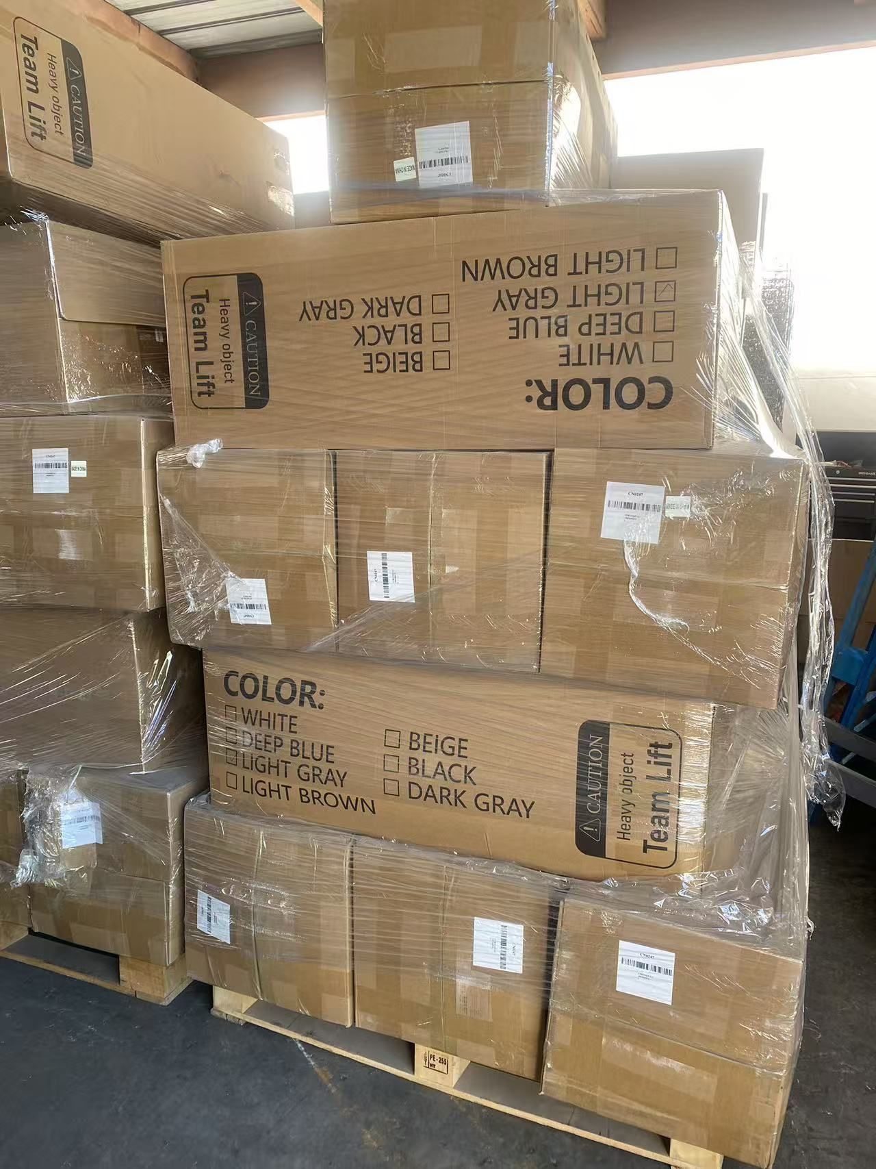 Wholesale memory foam couches pallet (10 PCs of pallet)