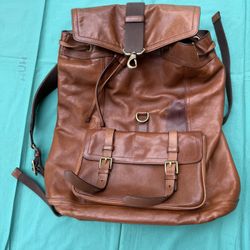 Coach Bleeker Leather Backpack