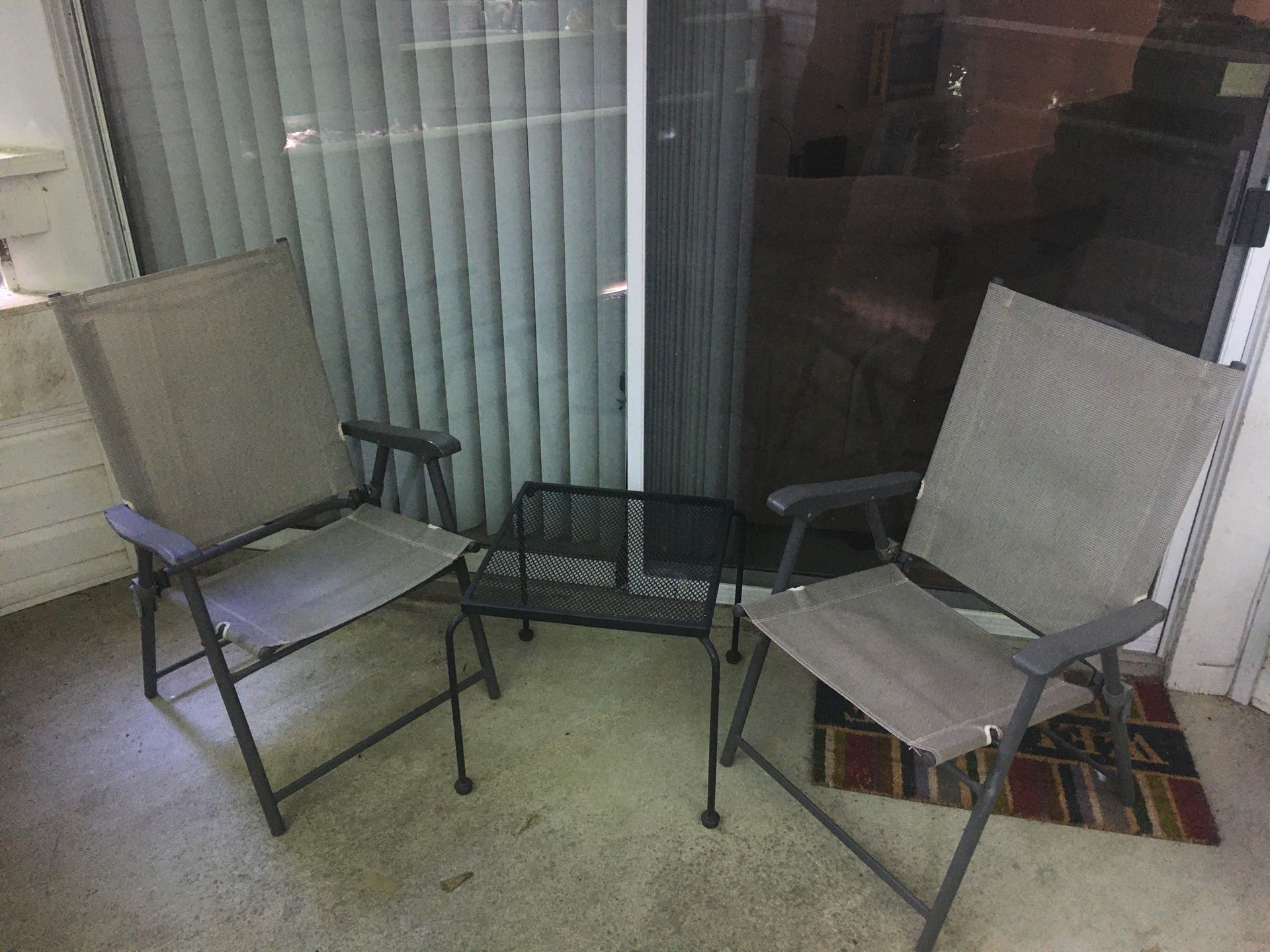 Chair set outdoor