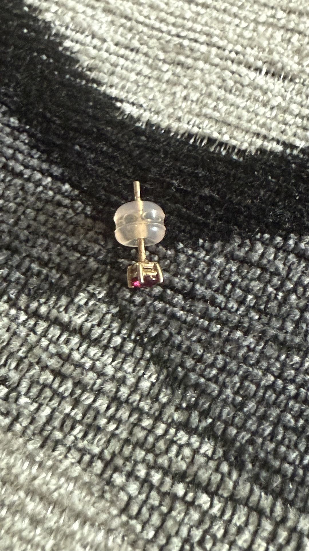Red Real Ruby Earring