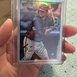 Atlanta Braves Brian McCann 07 Topps Heritage Silver Foil Parallel Baseball Card 