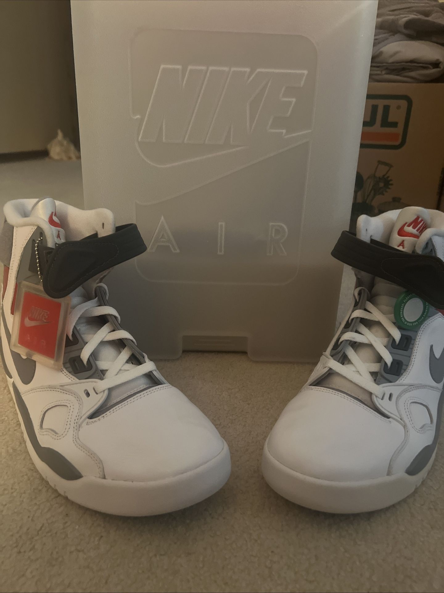Nike Air Pressure Retro (White Cement Grey 2016)