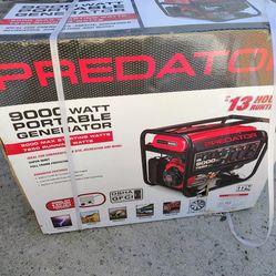 New! Harbor Freight Predator 9000 watt Generator