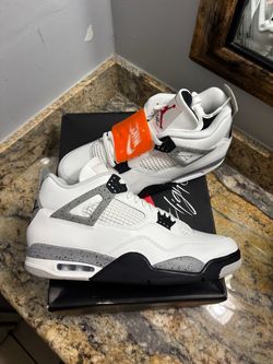 Jordan 4 White Cement