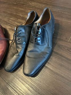 ALDO Pointy-Toe Black Leather Oxford Biaggoo Men’s Dress Shoe Size 11