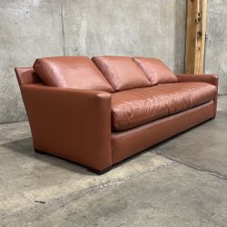 A. Rudin Down Leather Sofa -Delivery Available