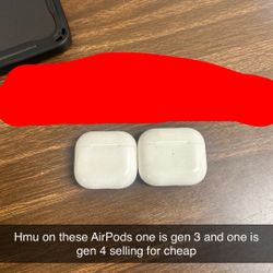 Gen 3 And Gen 4 Airpods 