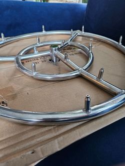 18-Inch Stainless Steel Fire Pit Burner Ring