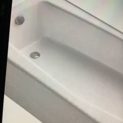 Standard Bathtub By Briggs Left Side Drain With Drain Attachment 