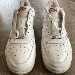 Nike Mens Air Force 1s  Low Top White  Size US 11.5