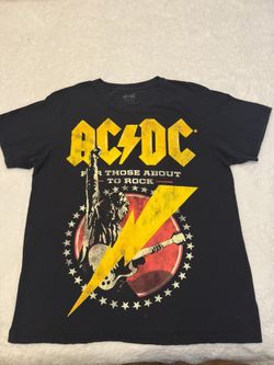 AC/DC “For Those About to Rock” Band T-Shirt – Size M – Black