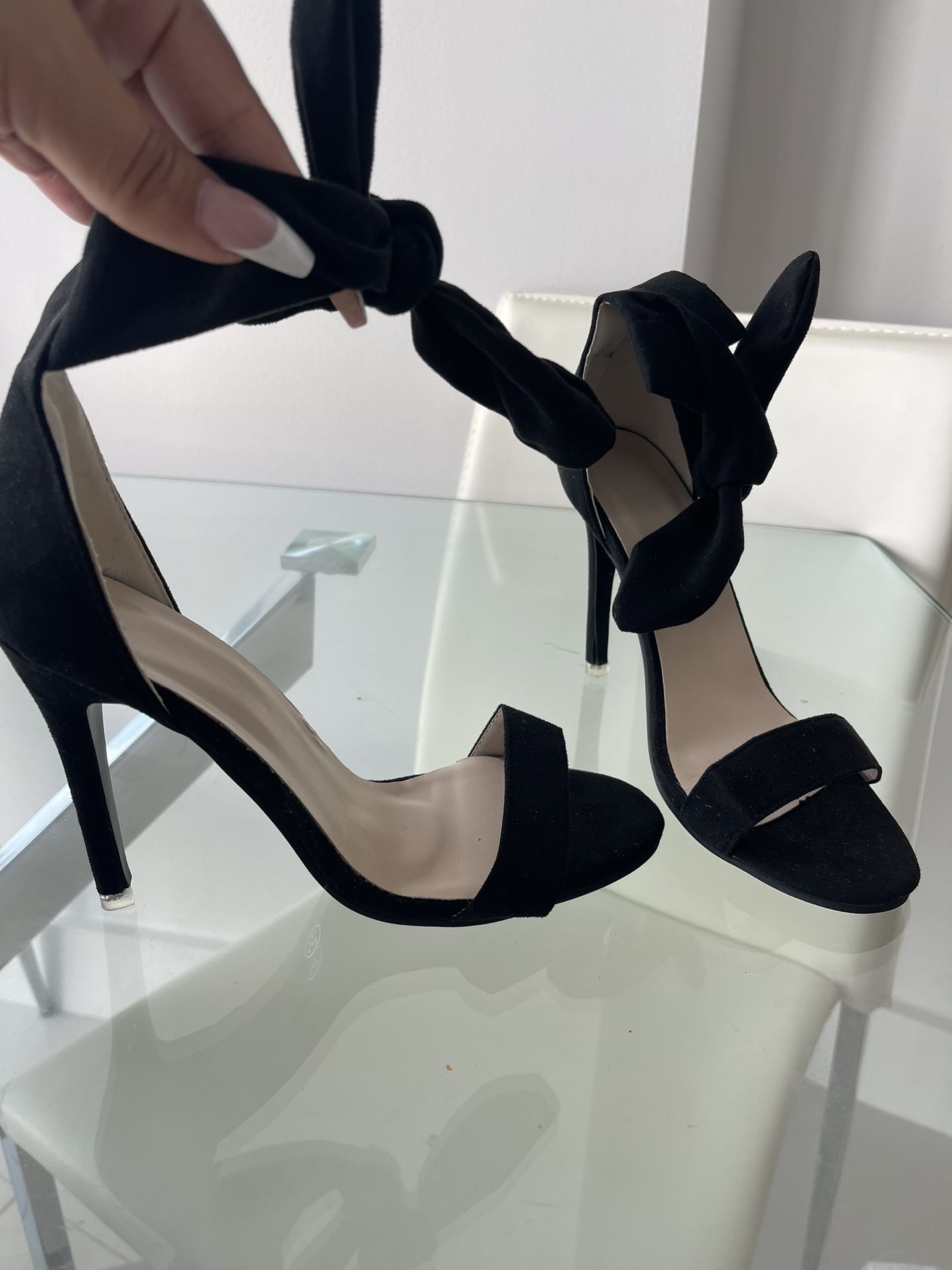 Brand New Black High Heel 7.5 Never Worn 