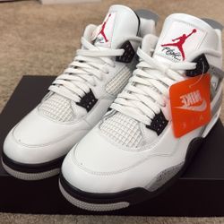 Jordan 4 Retro “White Cement” - Size 12 M
