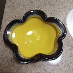 Rare 1968 Murano Venini And Co. Bowl