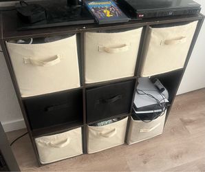 9 cube organizers shelf