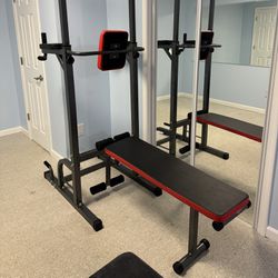 Workout Station With Pull-up Bar. 