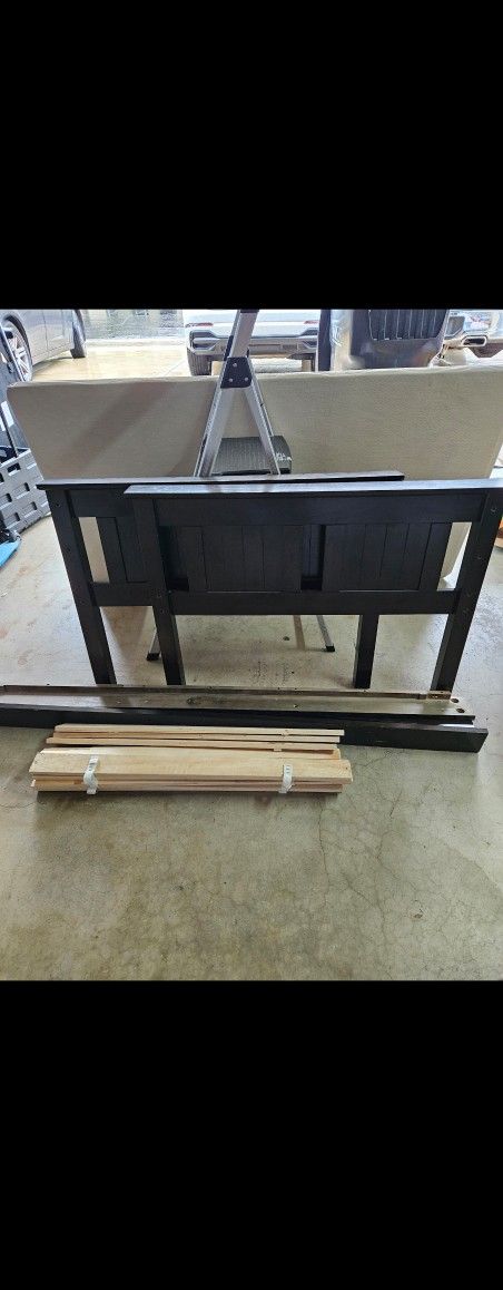 Twin Bed Frame With Slats