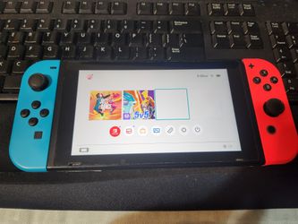 Nintendo Switch V1 (Blue & Red Neon Joycons)