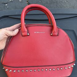 Red BCBGgeneration Dome Purse