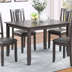 BRAND NEW 5 PCS DINING TABLE +4 CHAIRS $299