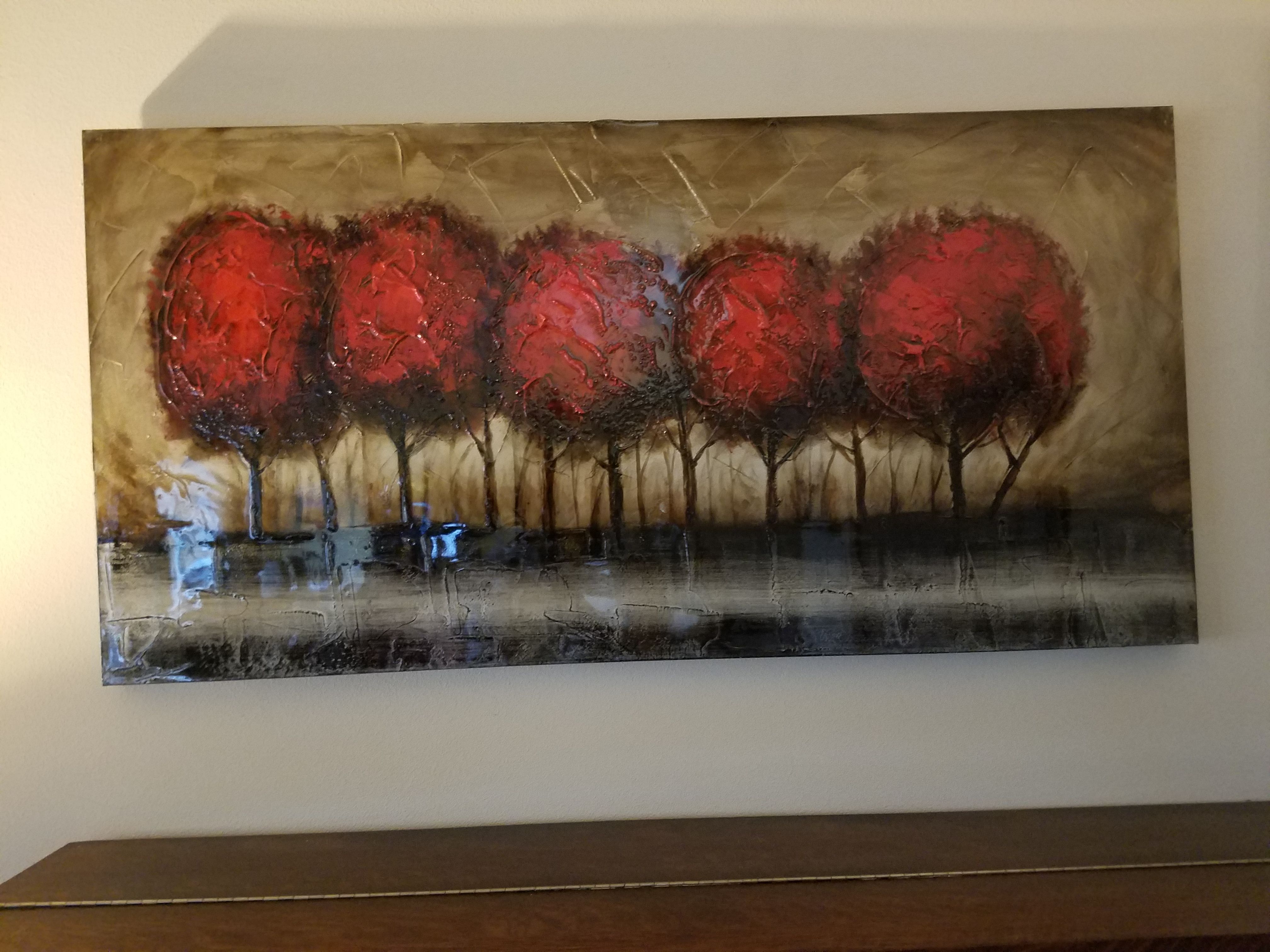 Painting, large, Reduced