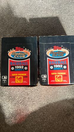 1992 Topps stadium club baseball series 3  unopened wax box