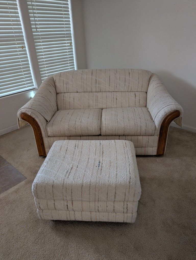Loveseat & Ottoman