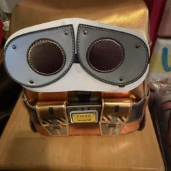  Loungefly Disney Pixar WALL-E Metallic WALL-E Figural Mini Backpack