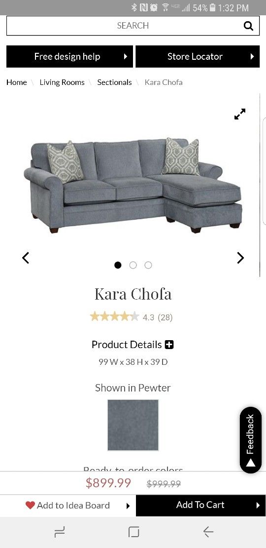 sectional, sofa, couch from havertys