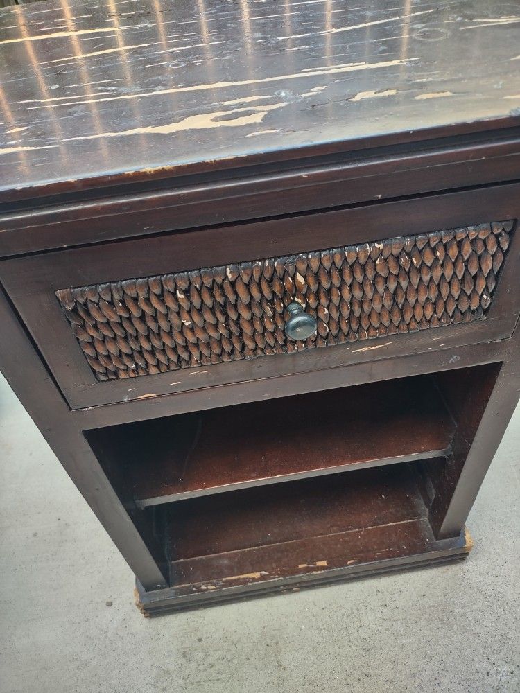 Nite Stand With Small Drawer