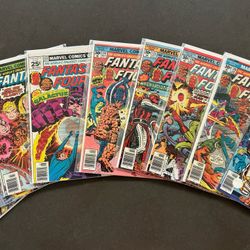 9 Issue Lot Fantastic Four 170-176 178 179 Fine To NM Marvel Galactus MCU Comics